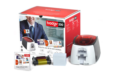 Evolis Badgy200 stampante per schede plastificate Sublimazione/Trasferimento termico Colore 260 x 300 DPI [B22U0000RS]