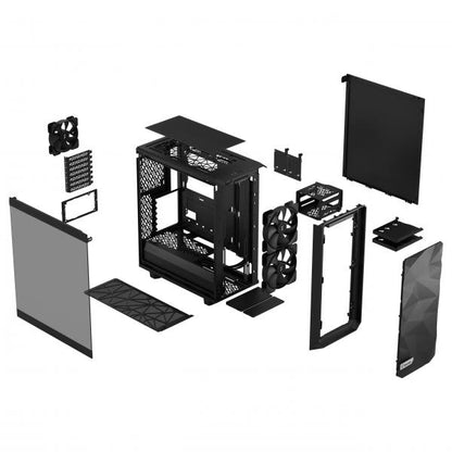 FRACTAL CASE MID TOWER MESHIFY 2 COMPACT LITE BLACK TG LIGHT TINT [FD-C-MEL2C-03]