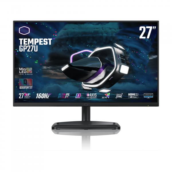 COOLER MASTER MONITOR GAMING 27 QUANTUM DOT IPS 16:9 4K UHD 160HZ, USB-C DOCK, DP/HDMI, MULTIMEDIALE, TEMPEST GP27U [CMI-GP27-FUS-EK]