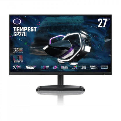 COOLER MASTER MONITOR 27 QUANTUM DOT IPS 16:9 4K UHD 160HZ, USB-C DOCK, DP/HDMI, MULTIMEDIALE, TEMPEST GP27U [CMI-GP27-FUS-EK]