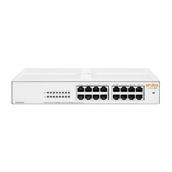 Aruba Instant On 1430 16G Non gestito L2 Gigabit Ethernet (10/100/1000) 1U Bianco [R8R47A#ABB]