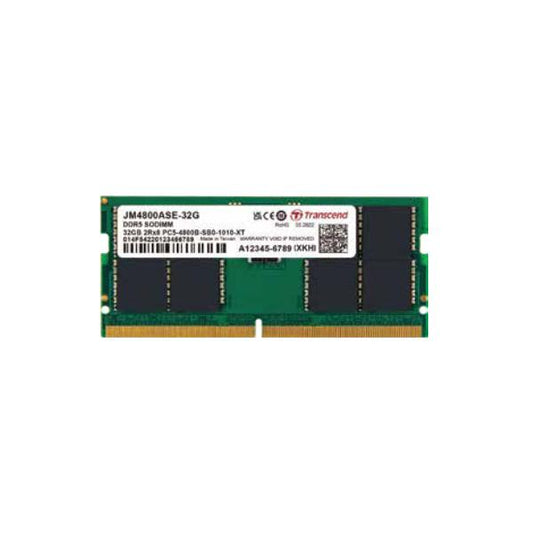 TRANSCEND RAM 16GB JM DDR5 4800 SO-DIMM 1Rx8 2Gx8 CL40 1.1V [JM4800ASE-16G]