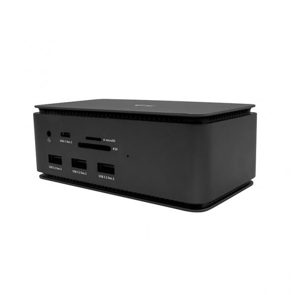 i-tec Metal USB4 Docking station Dual 4K HDMI DP with Power Delivery 80 W + Universal Charger 100 W [USB4DUALDOCK100W]