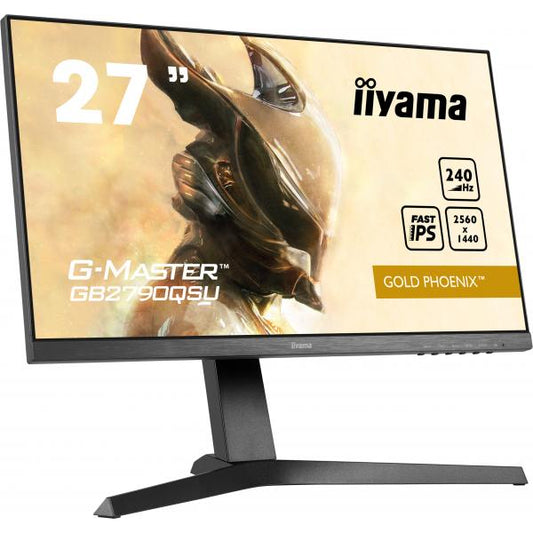 iiyama G-MASTER GB2790QSU-B1 PC Monitor 68.6 cm (27") 2560 x 1440 pixels Wide Quad HD LED Black [GB2790QSU-B1] 