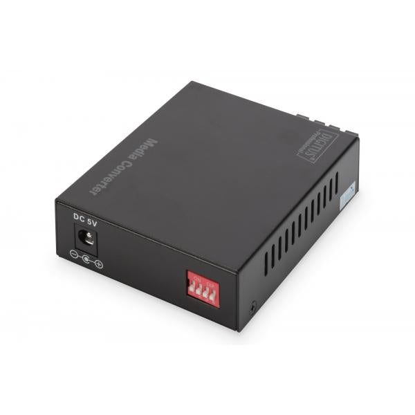 Digitus Gigabit Ethernet Media Converter - Multimode SC connector - 850nm - up to 0.5km [DN-82120-1]