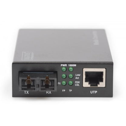 Digitus Gigabit Ethernet Media Converter - Multimode SC connector - 850nm - up to 0.5km [DN-82120-1]