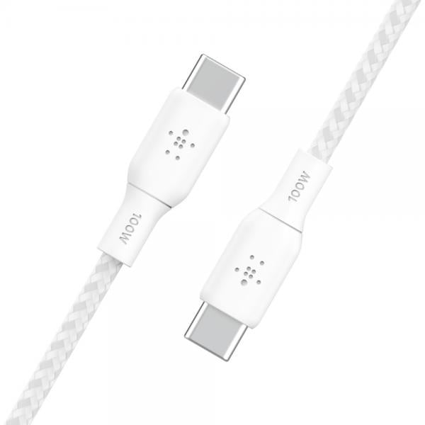 Belkin CAB014bt3MWH cable USB 3 m USB 2.0 USB C Blanco [CAB014BT3MWH] 