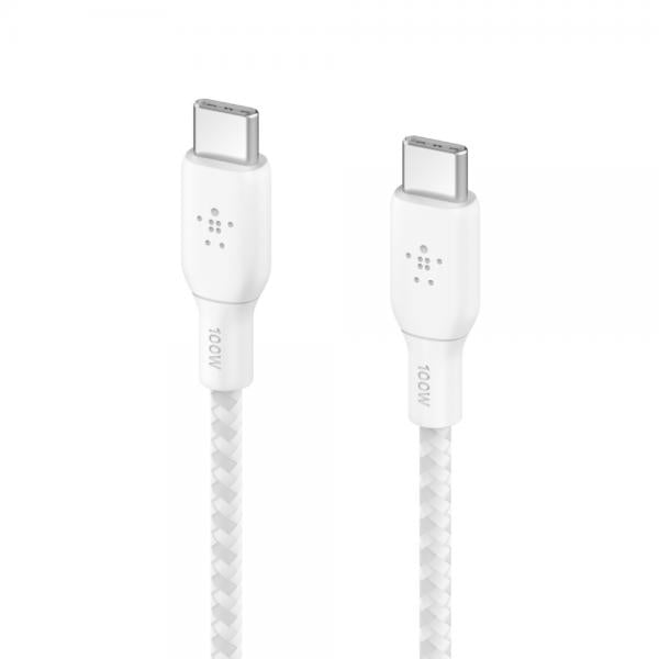 Belkin BOOST CHARGE cavo USB 2 m USB 2.0 USB C Bianco [CAB014BT2MWH]