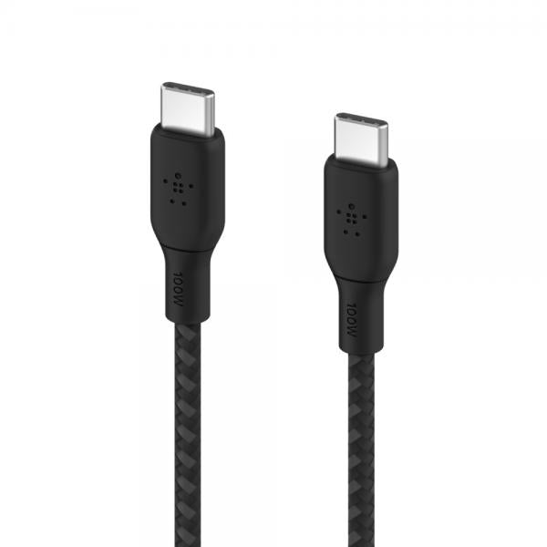 Belkin CAB014bt3MBK cable USB 3 m USB 2.0 USB C Negro [CAB014BT3MBK] 