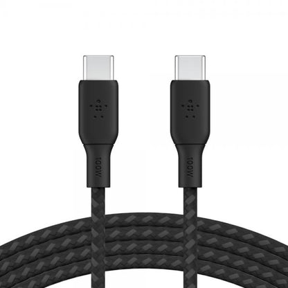 Belkin CAB014bt3MBK cable USB 3 m USB 2.0 USB C Negro [CAB014BT3MBK] 