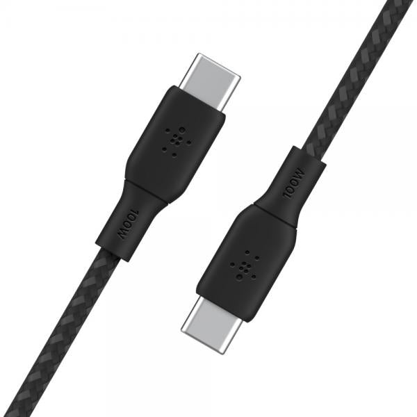 Belkin CAB014bt3MBK cable USB 3 m USB 2.0 USB C Negro [CAB014BT3MBK] 