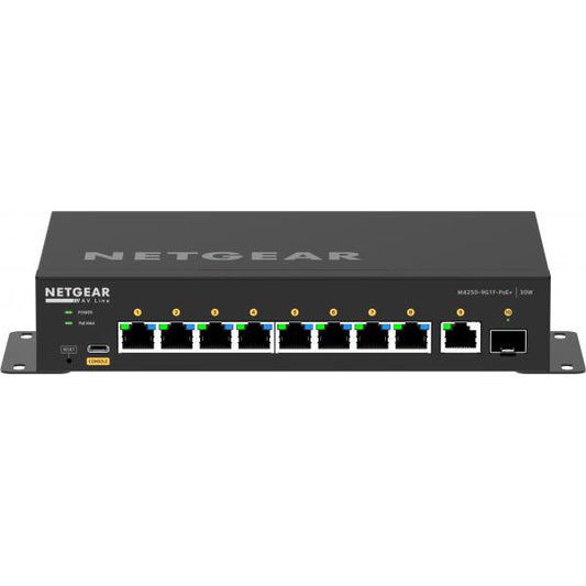 NETGEAR GSM4210PD-100EUS conmutador de red Gestionado L2/L3 Gigabit Ethernet (10/100/1000) Soporte Alimentación a través de Ethernet (PoE) Negro [GSM4210PD-100EUS] 