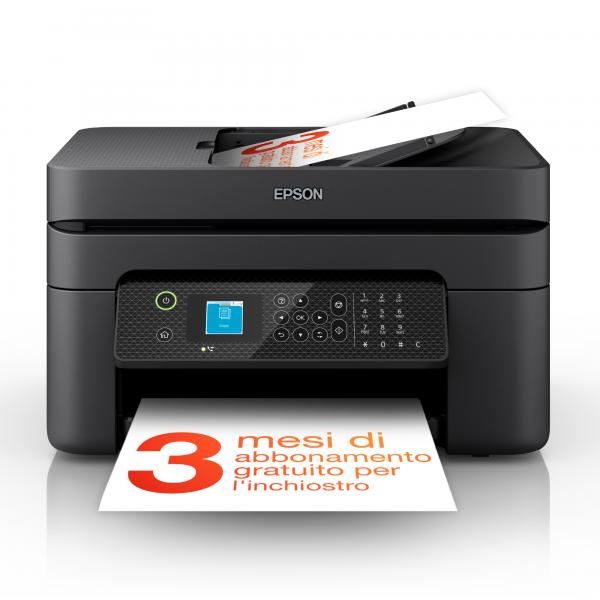 Impresora multifunción de inyección de tinta Epson WorkForce WF-2930DWF A4 (imprime, escanea, copia), pantalla LCD de 3,7 cm, ADF, WiFi Direct, 3 meses de tinta incluidos con ReadyPrint [C11CK63403] 