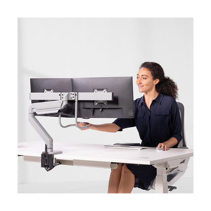 Fellowes EPPA CROSSBAR MONITOR ARM - SILVER [9909201]