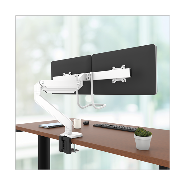 Fellowes EPPA CROSSBAR MONITOR ARM - WHITE [9909401]