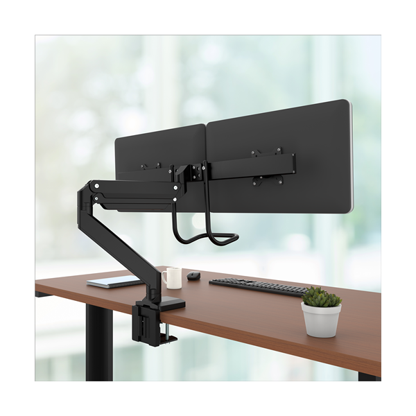 Fellowes EPPA CROSSBAR MONITOR ARM - BLACK [9909301]