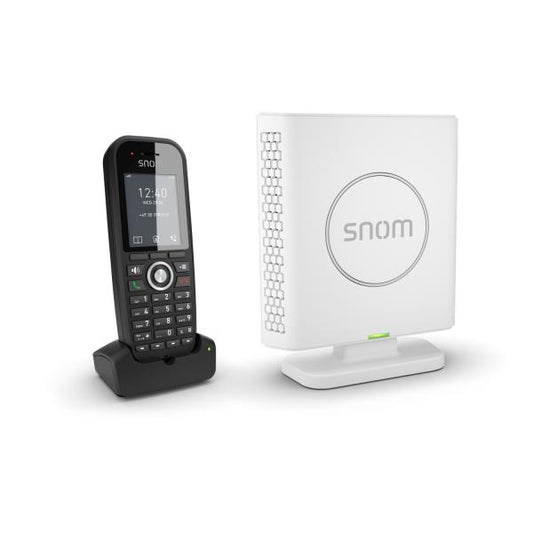 Snom M430 DECT-IP Doublecell bundle: M400 & M30. Up to 10 parallel calls, Repeater support M6 00004589 [00004589]