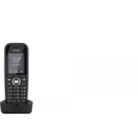 Snom M30 DECT handset for DoubleCell M400 e M900. B/W screen, 22 hours in conversation, rugged, integrated belt clip 00004607 [00004607]