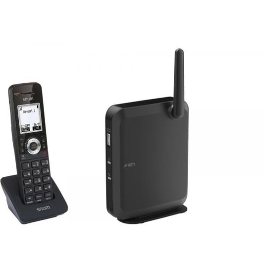 Paquete Snom M110 DECT-IP SingleCell: M100 y M10. Hasta 6 llamadas paralelas, Hasta 8 teléfonos 00004610 [00004610] 