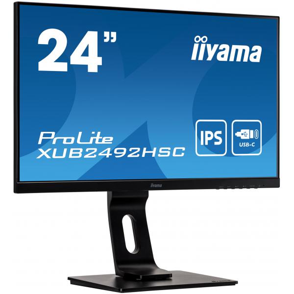 iiyama ProLite XUB2492HSC-B1 Monitor para PC 60,5 cm (23.8") 1920 x 1080 Pixeles Full HD LCD Negro [XUB2492HSC-B1] 