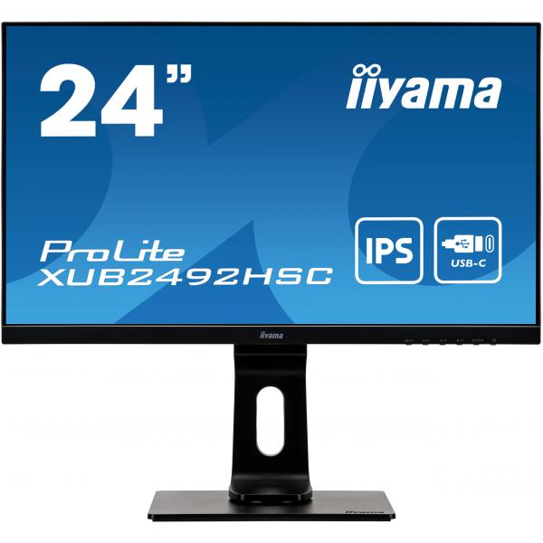 iiyama ProLite XUB2492HSC-B1 Monitor para PC 60,5 cm (23.8") 1920 x 1080 Pixeles Full HD LCD Negro [XUB2492HSC-B1] 