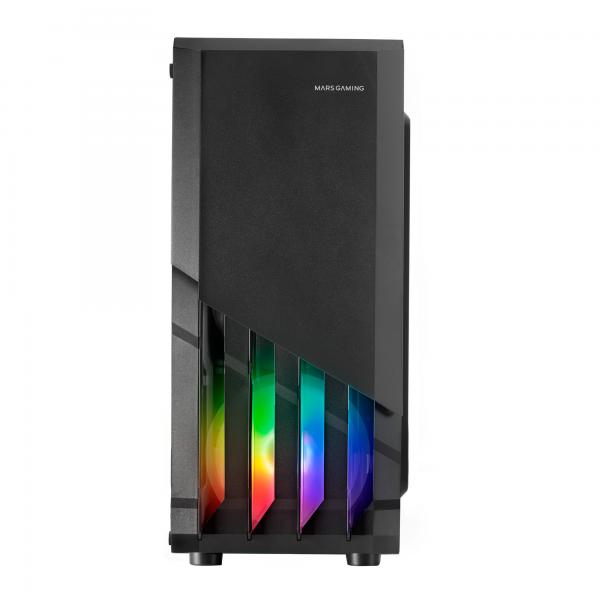 MARSGAMING CASE MID TOWER MC-X2 BLACK F.METAL, 2x12 FRGB, USB3 WINDOWS [MC-X2]