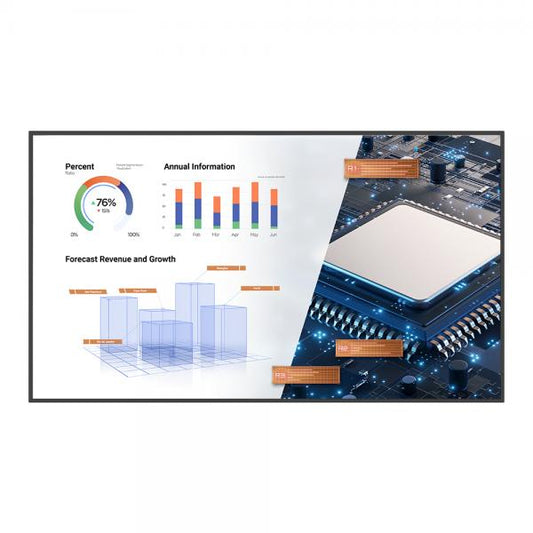 BenQ ST7502S Pannello piatto per segnaletica digitale 190,5 cm (75") LCD 400 cd/m 4K Ultra HD Nero Processore integrato Android 8.0 18/7 [ST7502S]
