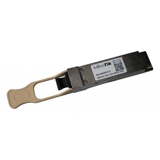 MikroTik, 40/100 Gigabit product line keeps growing: QSFP28 module for distances up to 100m XQ+85MP01D [XQ+85MP01D]