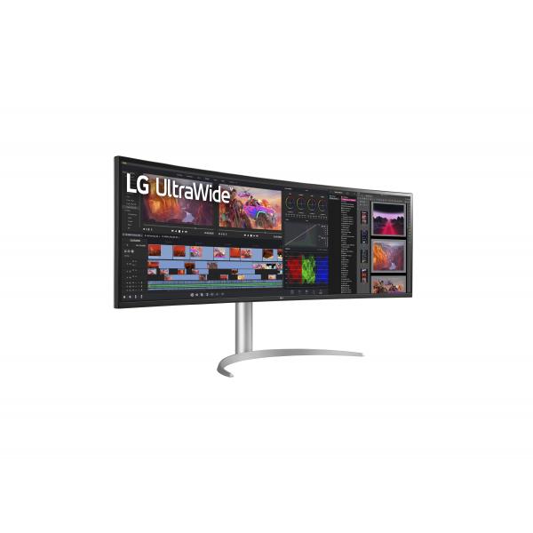 MONITOR CURVO LG 49 LED 32:9 5120x1440 HDR400 400 CDM 5ms REG. ALTURA USB-C - DP/HDMI MULTIMEDIA [49WQ95C]