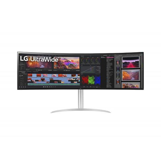 MONITOR CURVO LG 49 LED 32:9 5120x1440 HDR400 400 CDM 5ms REG. ALTURA USB-C - DP/HDMI MULTIMEDIA [49WQ95C]