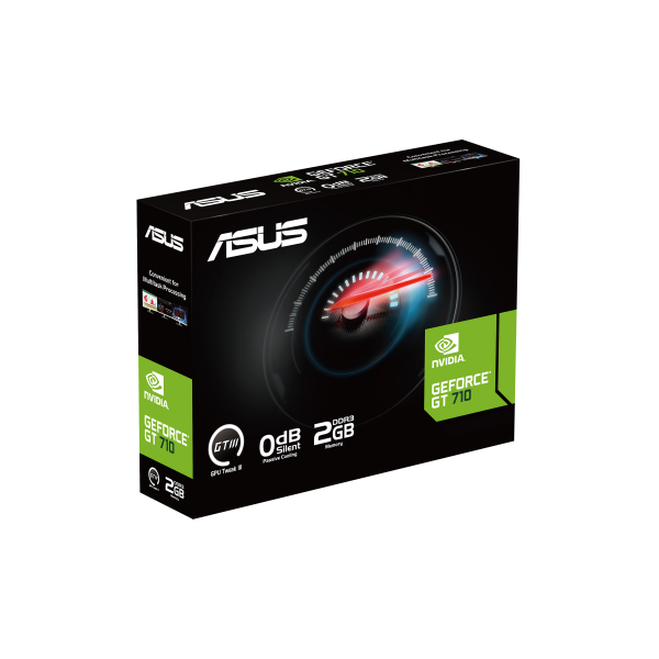 ASUS VGA GEFORCE GT 710, GT710-SL-2GD3-BRK-EVO, 2GB GDDR3, VGA/DVI/HDMI, 90YV0I70-M0NA00 [GT710-SL-2GD3-BRK-EV]