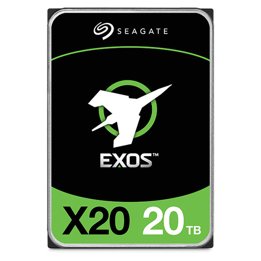 Seagate Enterprise Exos X20 Disco duro interno 20 TB 7200 RPM 3,5" Serial ATA III [ST20000NM007D] 