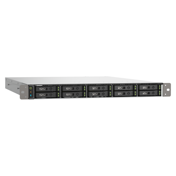 QNAP TS-h1090FU NAS Rack (1U) Collegamento ethernet LAN Nero, Grigio 7232P [TS-H1090FU-7232P-64G]