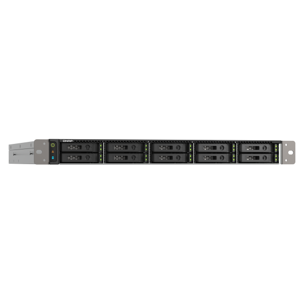 QNAP TS-h1090FU NAS Rack (1U) Ethernet LAN connection Black, Gray 7232P [TS-H1090FU-7232P-64G]