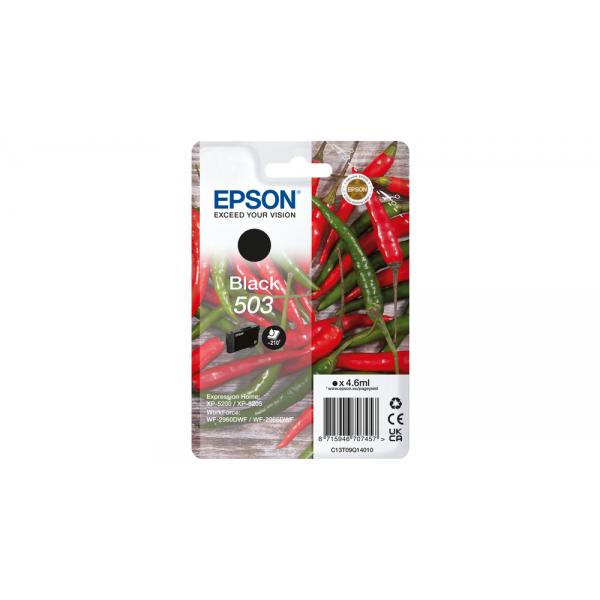 Epson 503 cartucho de tinta 1ud Original Rendimiento Estándar Negro [C13T09Q14010] 