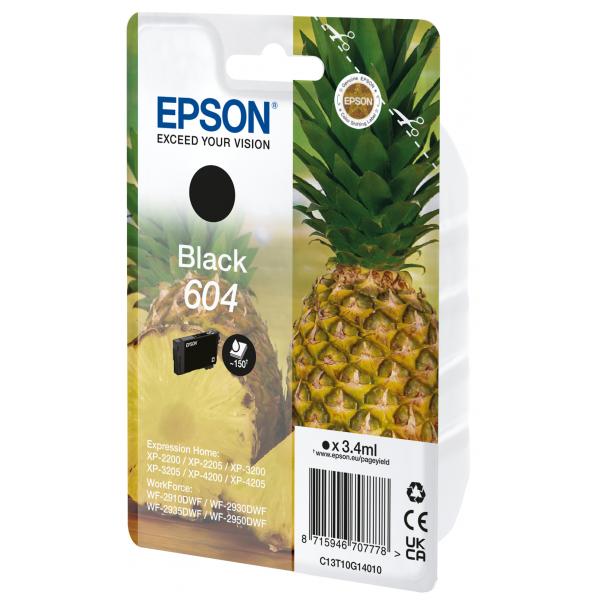 Epson 604 cartuccia d'inchiostro 1 pz Originale Nero [C13T10G14020]