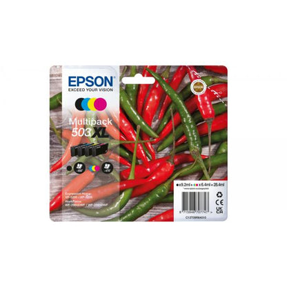 Epson 503XL cartuccia d'inchiostro 4 pz Originale Resa elevata (XL) Nero, Ciano, Magenta, Giallo [C13T09R64010]