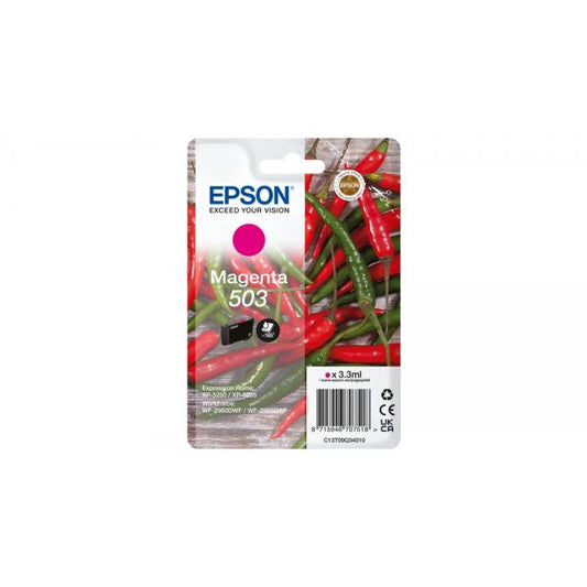 Epson 503 cartuccia d'inchiostro 1 pz Originale Resa standard Magenta [C13T09Q34010]