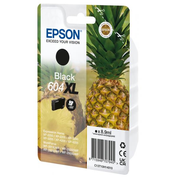 Epson 604XL cartuccia d'inchiostro 1 pz Originale Resa elevata (XL) Nero [C13T10H14020]