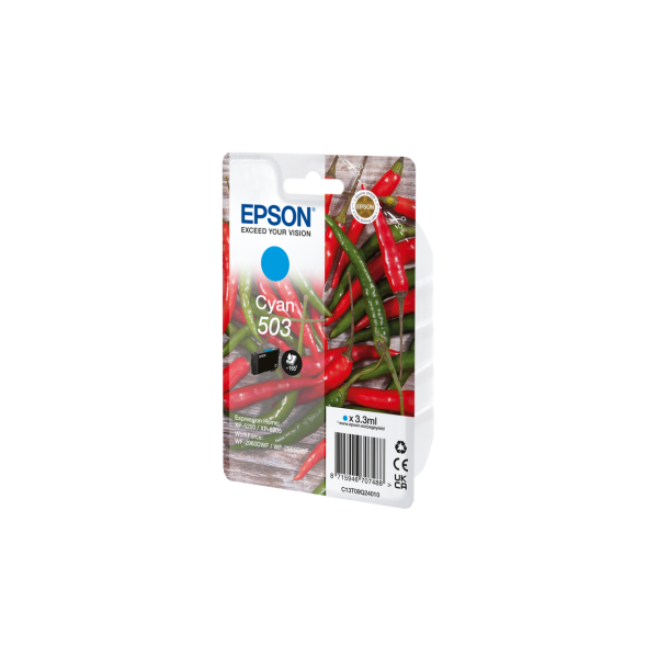 Epson 503 ink cartridge 1 pc Original Standard Yield Blue [C13T09Q24010] 