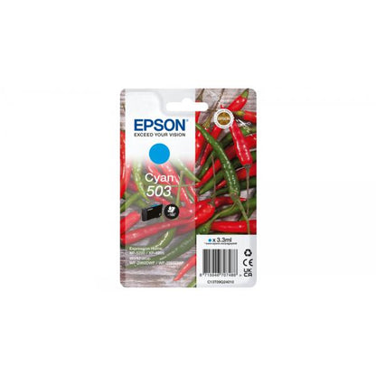 Epson 503 cartucho de tinta 1ud Original Rendimiento Estándar Azul [C13T09Q24010] 