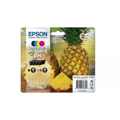 Epson 604 cartuccia d'inchiostro 4 pz Compatibile Resa standard Nero, Ciano, Magenta, Giallo [C13T10G64010]