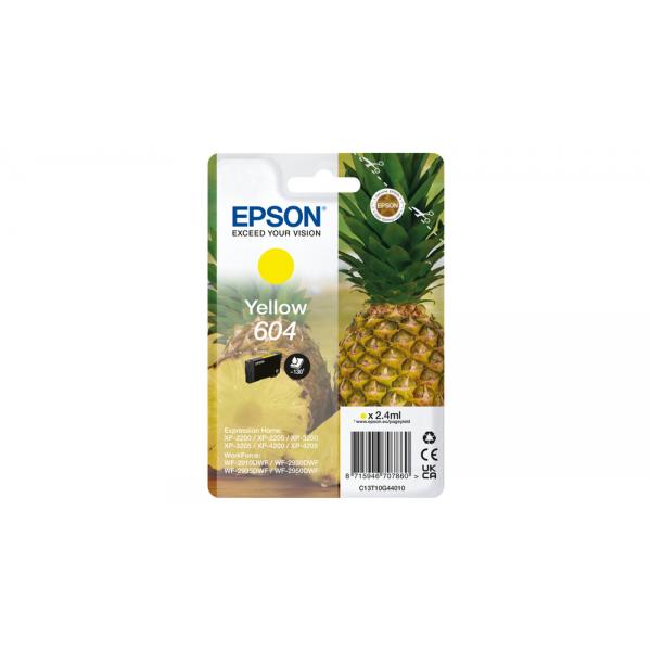 Epson 604 cartuccia d'inchiostro 1 pz Originale Resa standard Giallo [C13T10G44010]