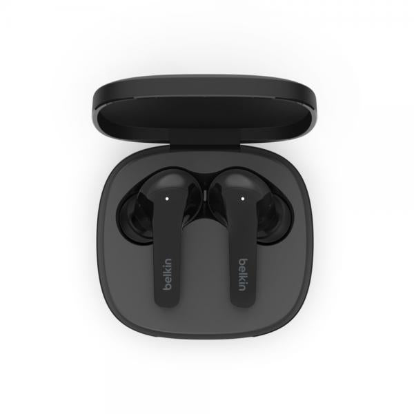 Belkin SOUNDFORM Flow Auricolare Wireless In-ear Musica e Chiamate USB tipo-C Bluetooth Nero [AUC006BTBK]