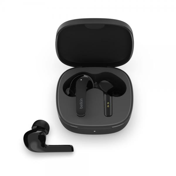 Belkin SOUNDFORM Flow Auricolare Wireless In-ear Musica e Chiamate USB tipo-C Bluetooth Nero [AUC006BTBK]