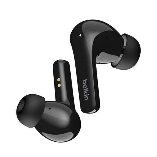 Belkin SOUNDFORM Flow Auricolare Wireless In-ear Musica e Chiamate USB tipo-C Bluetooth Nero [AUC006BTBK]