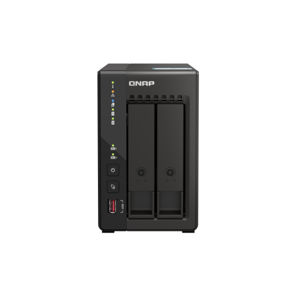 QNAP TS-253E NAS Torre Ethernet Conexión LAN Negro J6412 [TS-253E-8G]