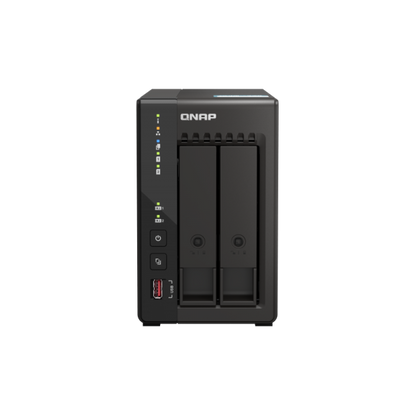 QNAP TS-253E NAS Torre Ethernet Conexión LAN Negro J6412 [TS-253E-8G]