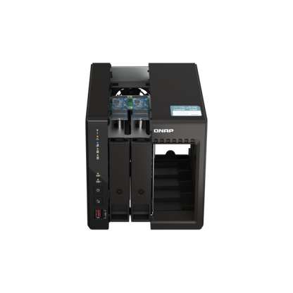 QNAP TS-253E NAS Tower Collegamento ethernet LAN Nero J6412 [TS-253E-8G]