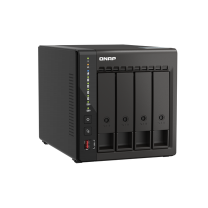 QNAP TS-453E NAS Torre Ethernet Conexión LAN Negro J6412 [TS-453E-8G]